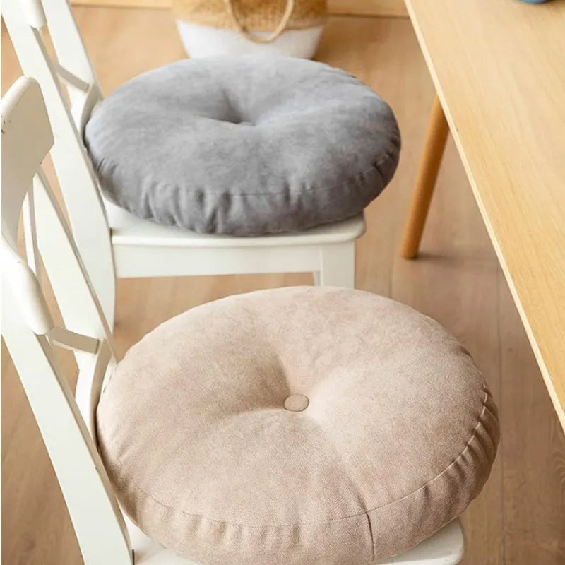 Round Floor Seat Cushion – Solid Color Meditation & Yoga Pad