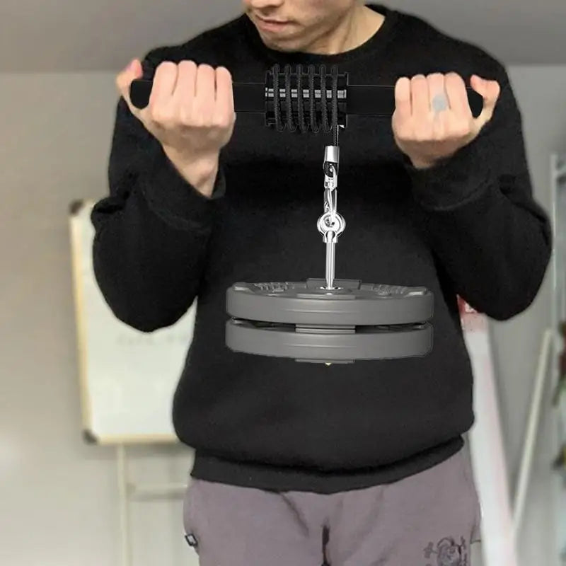 Arm Muscle Training Bar & Forearm Roller