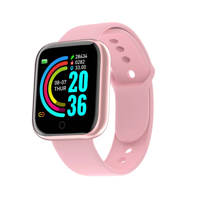 Y68/D20 Smartwatch – Fitness & Bluetooth Connected Sports Tracker