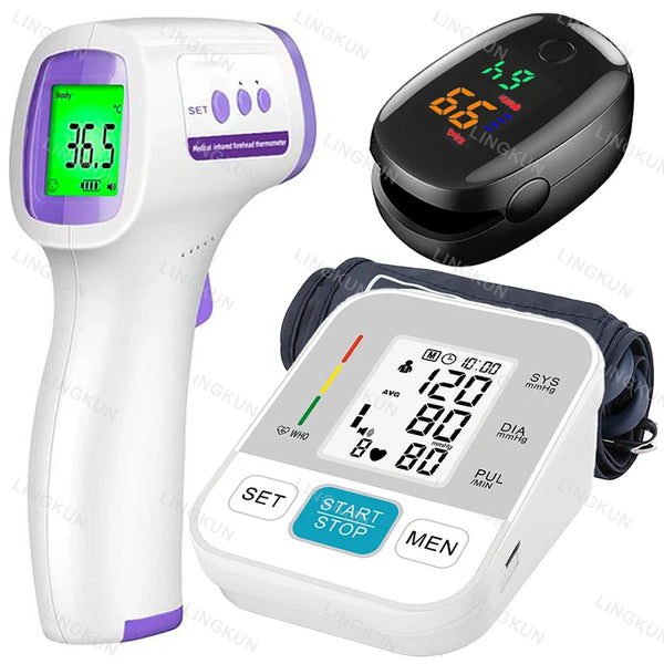 Digital Arm Blood Pressure Monitor – Automatic Cuff & Heart Rate Sensor