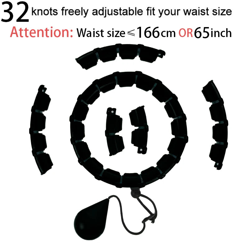 Smart Weighted Sport Hoop – Adjustable Home Fitness Equipment