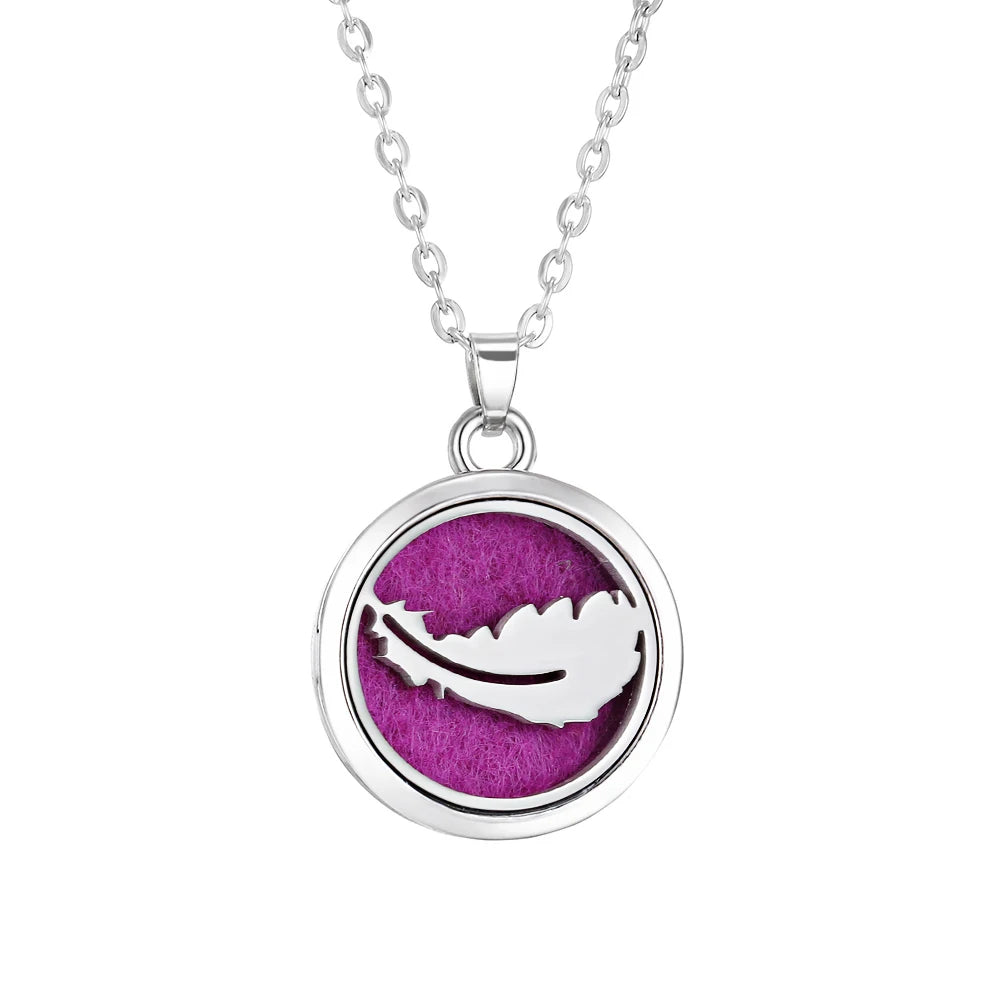 Tree of Life Aromatherapy Necklace – Essential Oil Diffuser Pendant