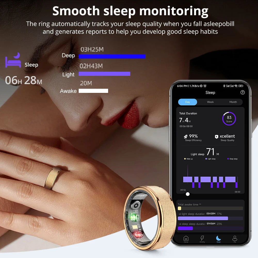 COLMI R10 Smart Ring – Health Tracker with Charging Case