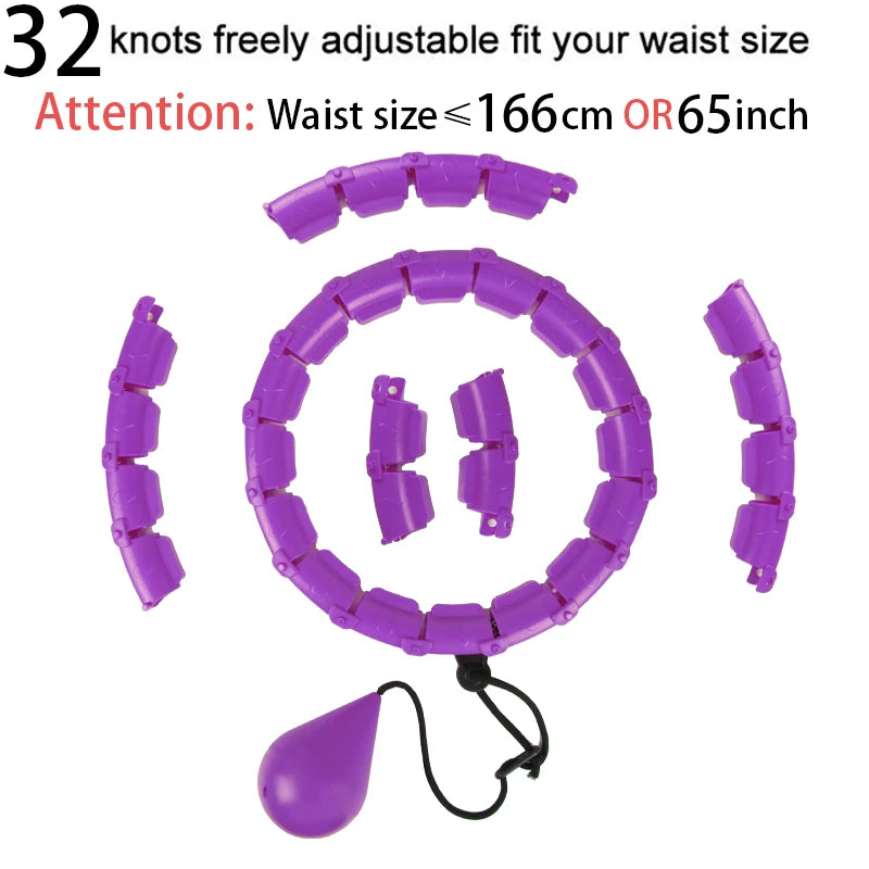 Smart Weighted Sport Hoop – Adjustable Home Fitness Equipment