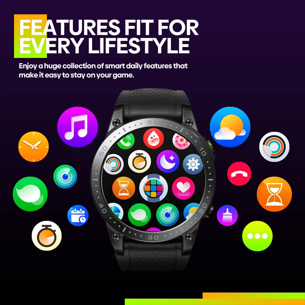 Zeblaze Ares 3 Pro Smartwatch with AMOLED Display & Voice Calling