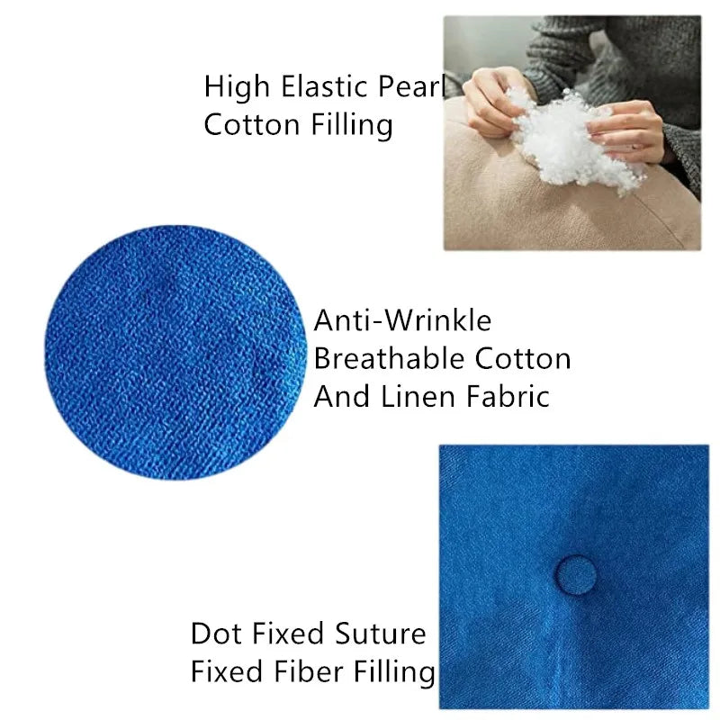 Round Floor Seat Cushion – Solid Color Meditation & Yoga Pad