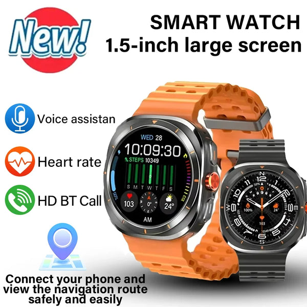LAXASFIT Watch 7 Ultra – AMOLED Smartwatch with Bluetooth Calling
