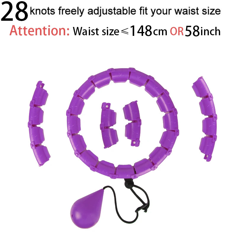 Smart Weighted Sport Hoop – Adjustable Home Fitness Equipment