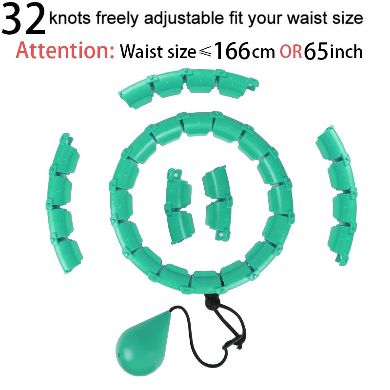 Smart Weighted Sport Hoop – Adjustable Home Fitness Equipment