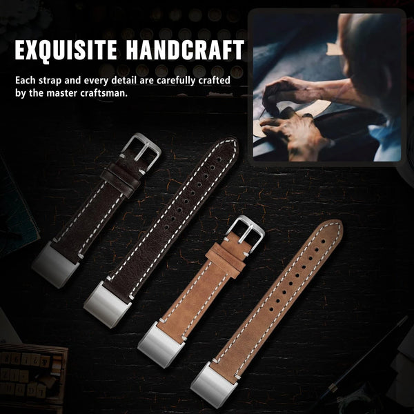 SKYLET Premium Leather Bands for Fitbit Charge 2