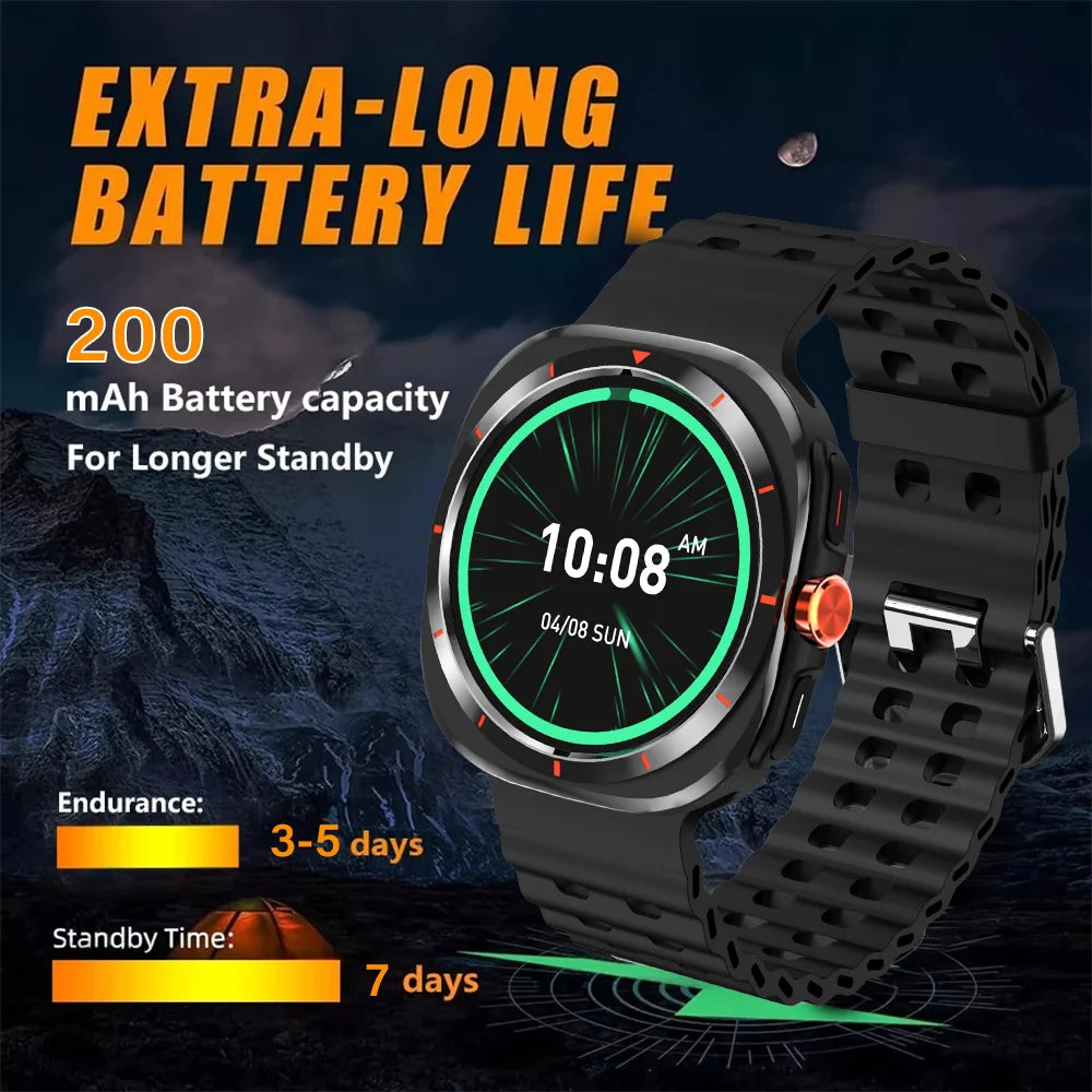 LAXASFIT Watch 7 Ultra – AMOLED Smartwatch with Bluetooth Calling