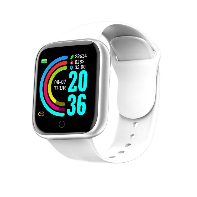 Y68/D20 Smartwatch – Fitness & Bluetooth Connected Sports Tracker