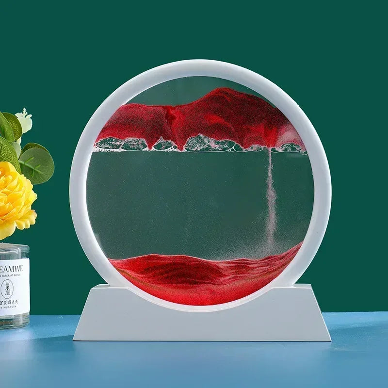3D Moving Sand Art – Round Glass Deep Sea Sandscape