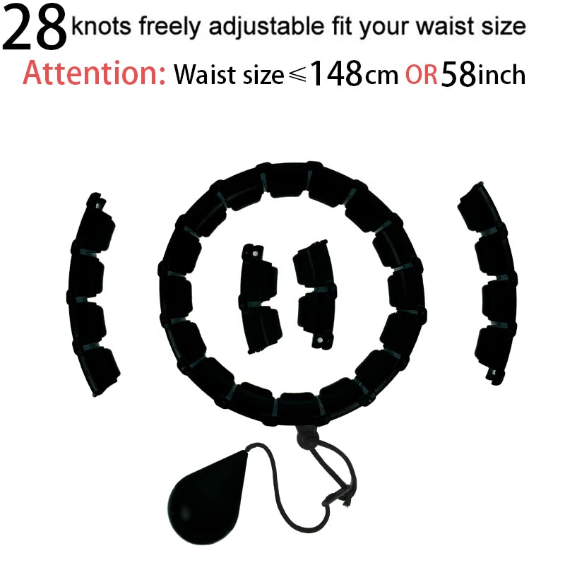 Smart Weighted Sport Hoop – Adjustable Home Fitness Equipment