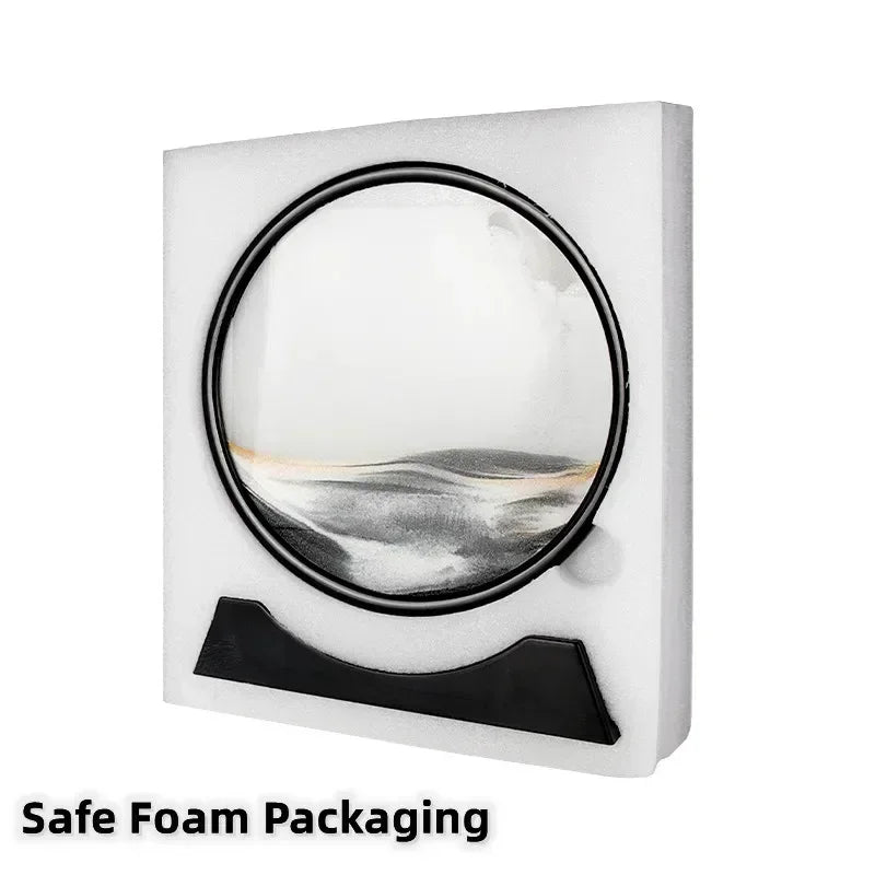 3D Moving Sand Art – Round Glass Deep Sea Sandscape