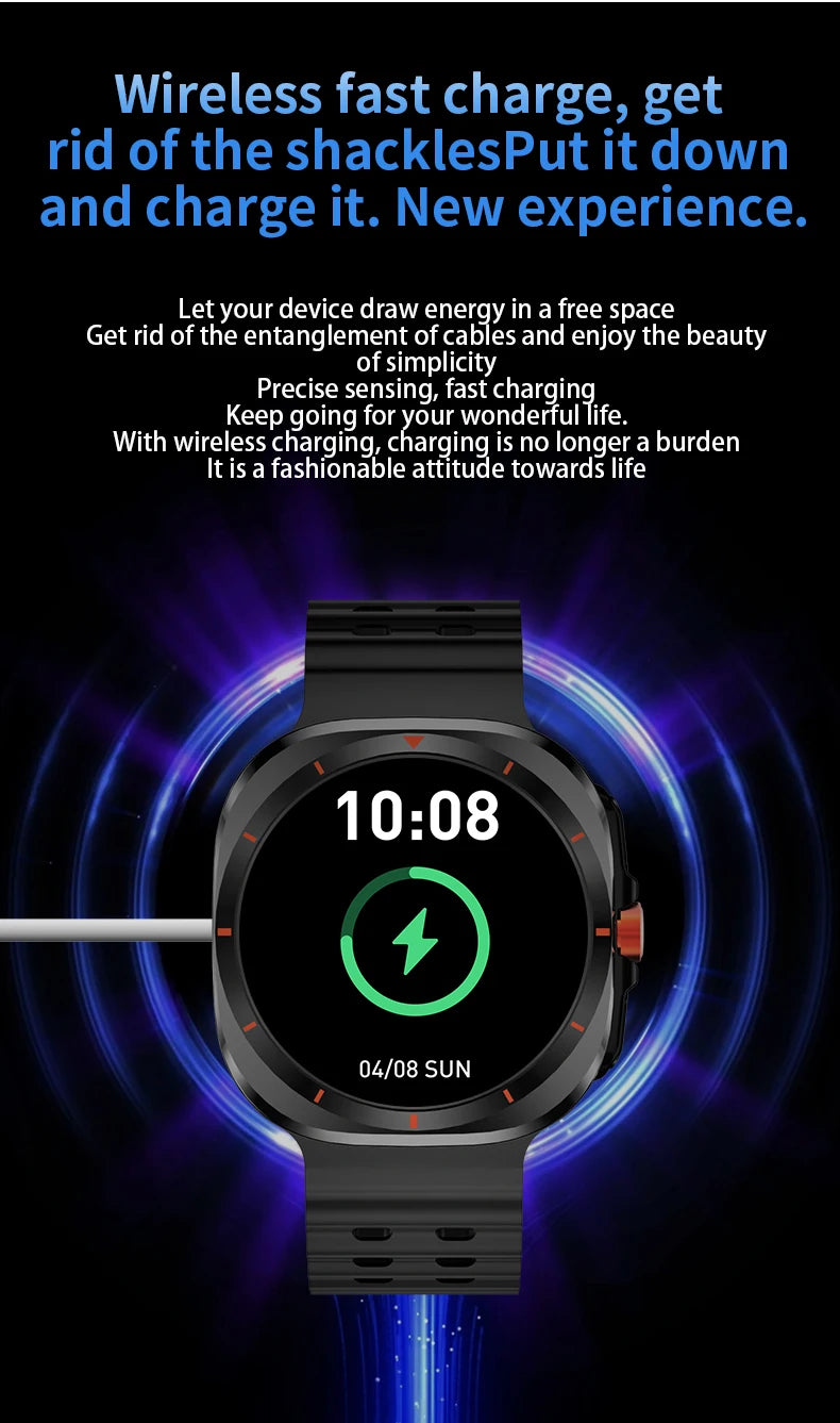 LAXASFIT Watch 7 Ultra – AMOLED Smartwatch with Bluetooth Calling