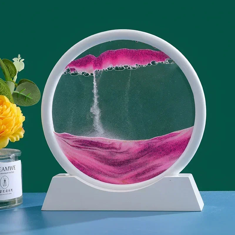 3D Moving Sand Art – Round Glass Deep Sea Sandscape