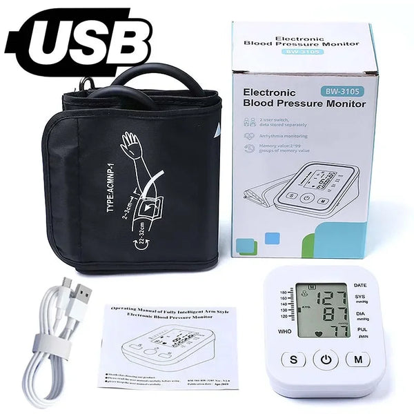 Portable Digital Tonometer with Heart Rate Monitor