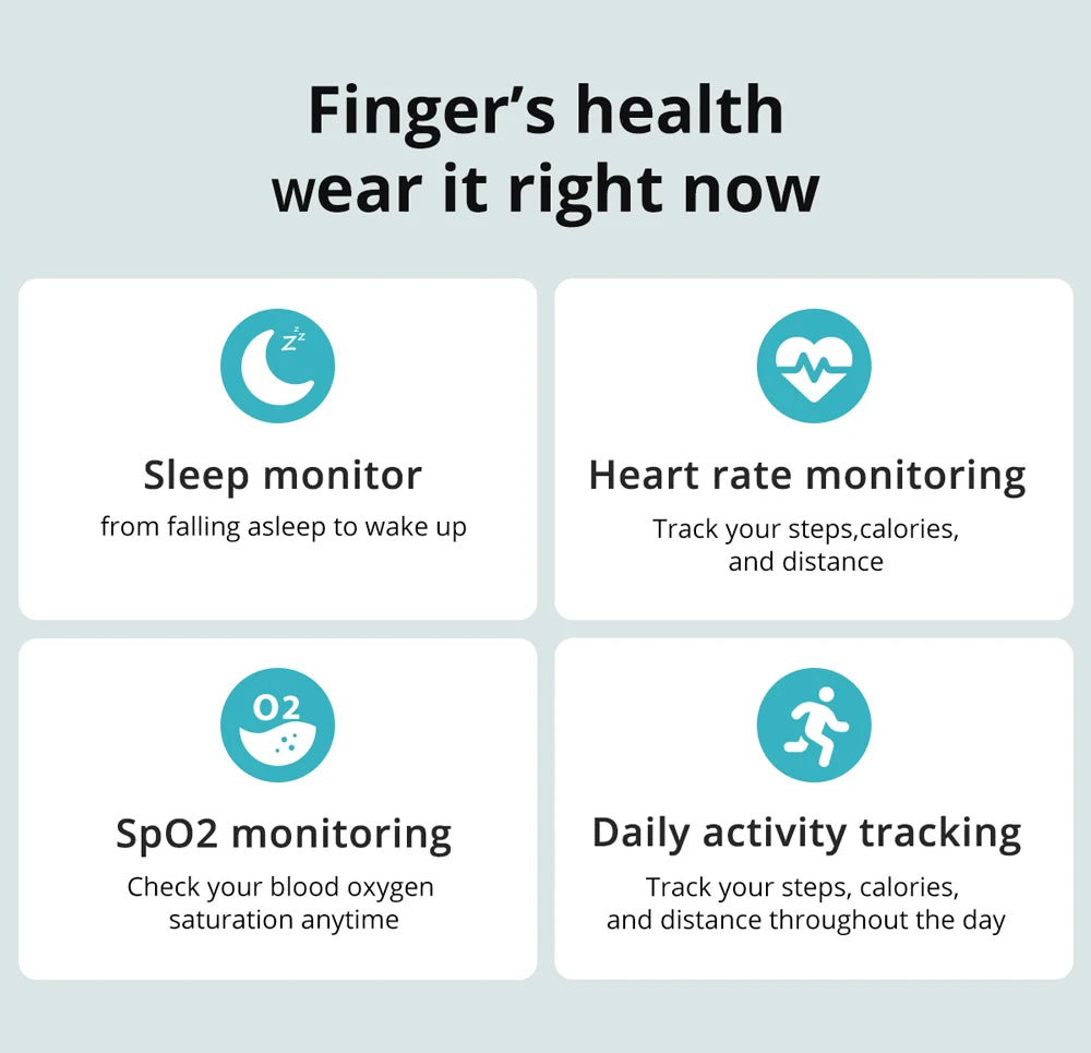 COLMI R10 Smart Ring – Health Tracker with Charging Case