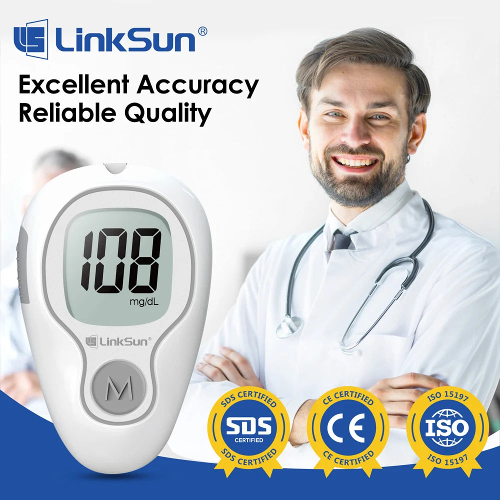 LinkSun G-425-3 Blood Glucose Meter Kit