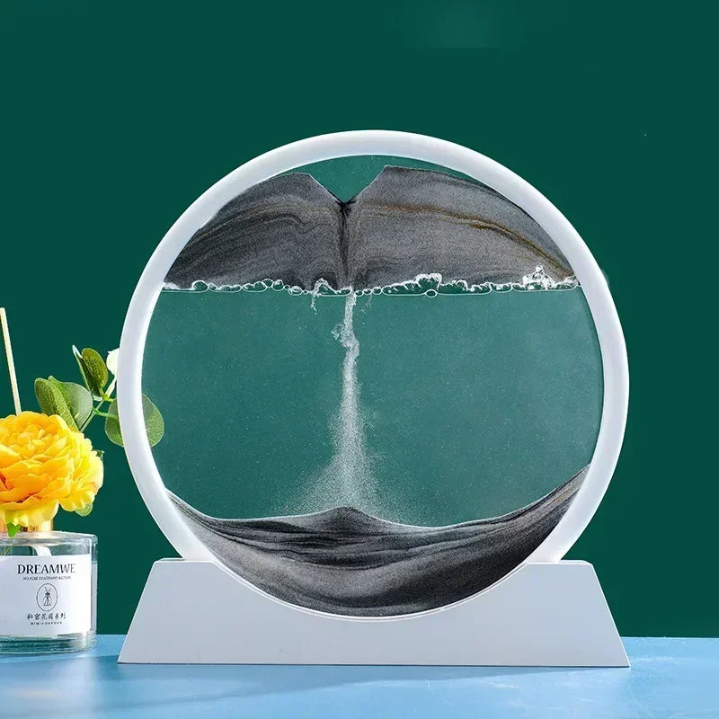 3D Moving Sand Art – Round Glass Deep Sea Sandscape