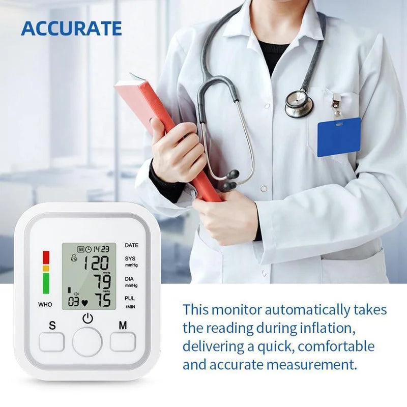 Spanish Voice Digital Arm Blood Pressure Monitor