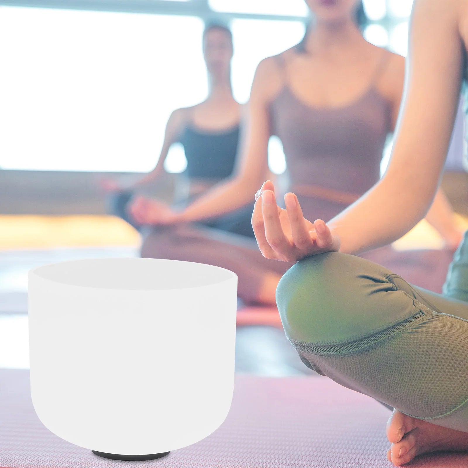 Crystal Bowl Music Bowl 8 inches Meditation Therapy Sound Healing Bath