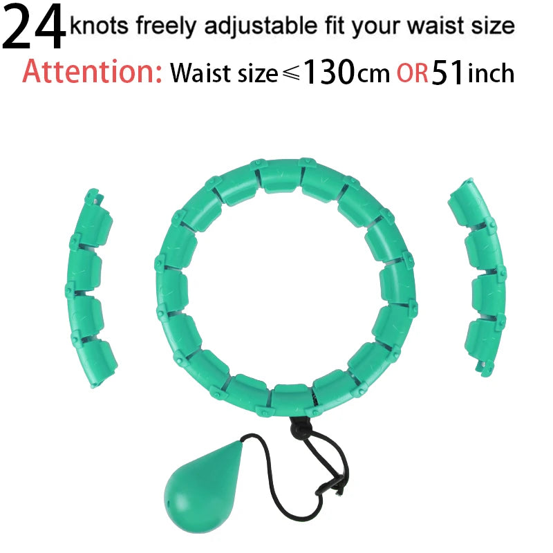 Smart Weighted Sport Hoop – Adjustable Home Fitness Equipment