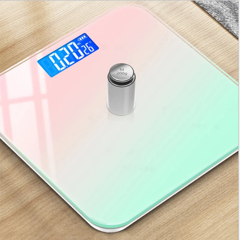 Smart LCD Glass Body Weight Scale – Gradient Color