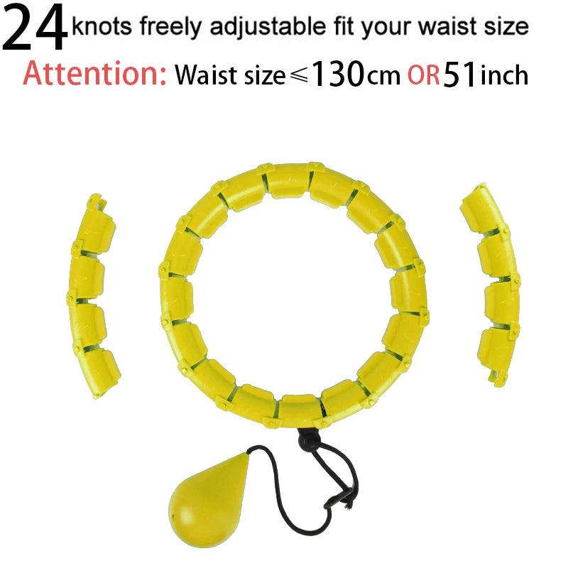 Smart Weighted Sport Hoop – Adjustable Home Fitness Equipment