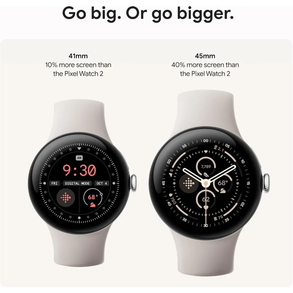 Pixel Watch Android Smartwatch with Heart Rate & Fitbit Running