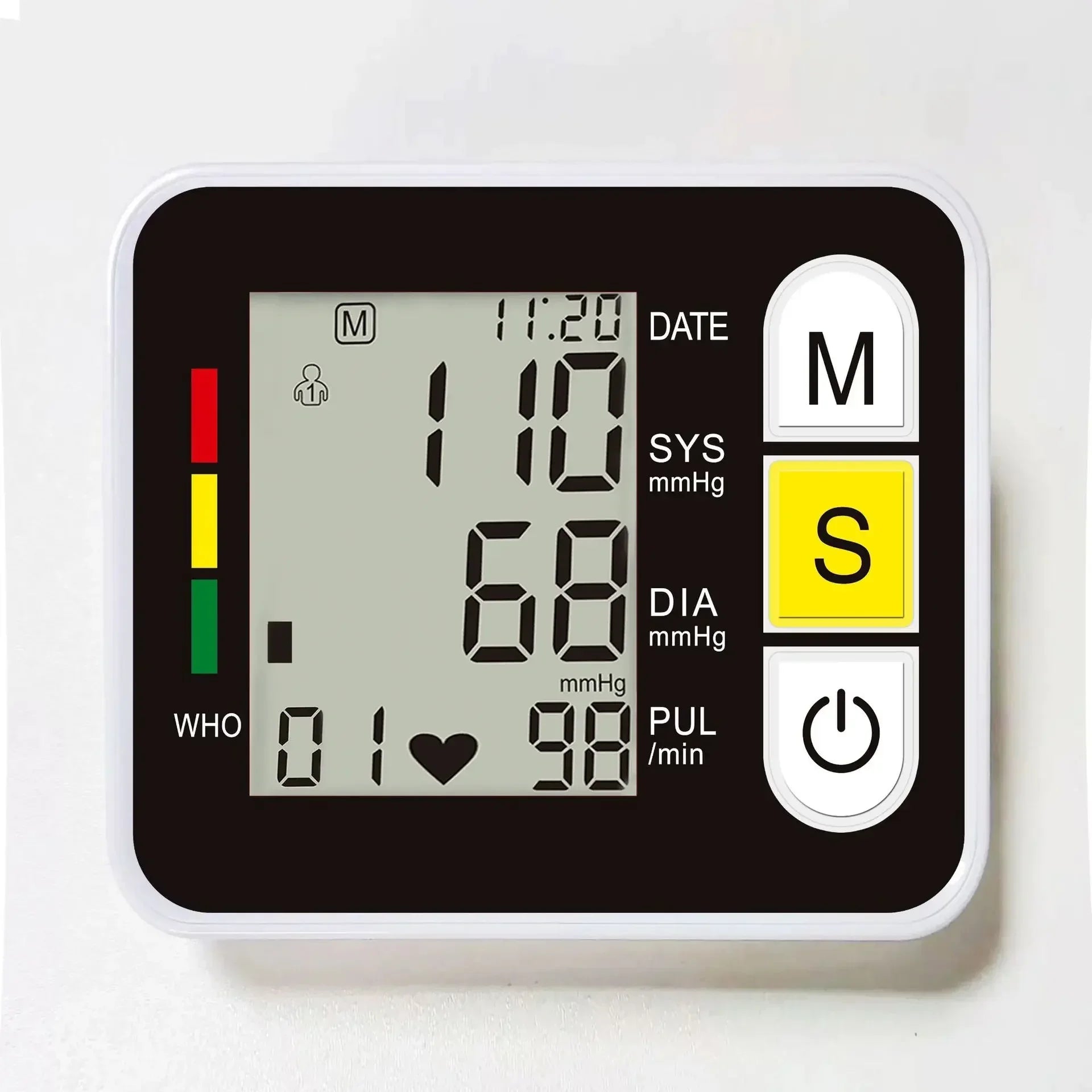 PR LCD Screen Digital Wrist Blood Pressure Monitor