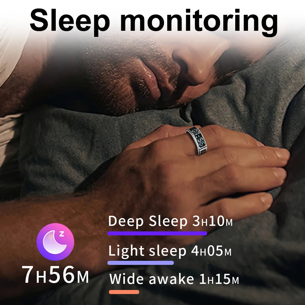 RS08 Smart Ring for Men & Women with Health Monitoring