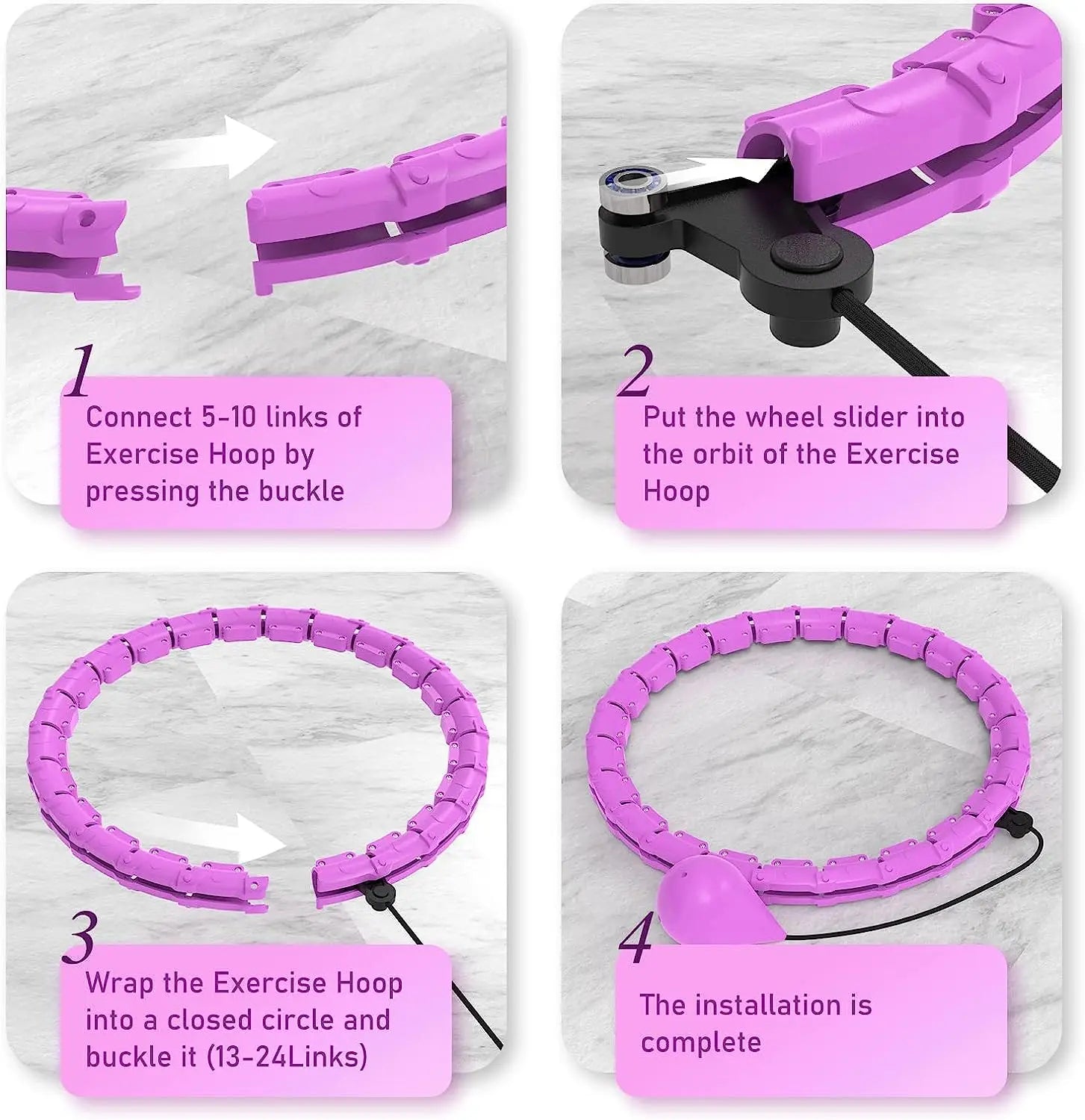 Smart Weighted Sport Hoop – Adjustable Home Fitness Equipment