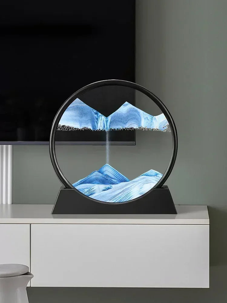 3D Moving Sand Art – Round Glass Deep Sea Sandscape