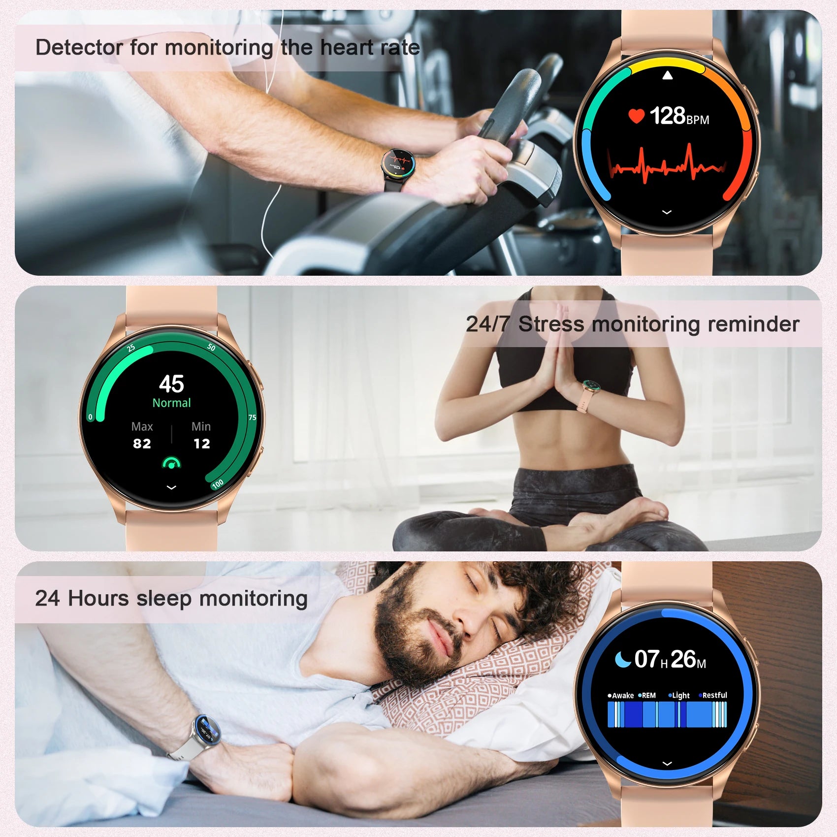 New Women’s Smartwatch with Bluetooth Call & 100+ Sport Modes
