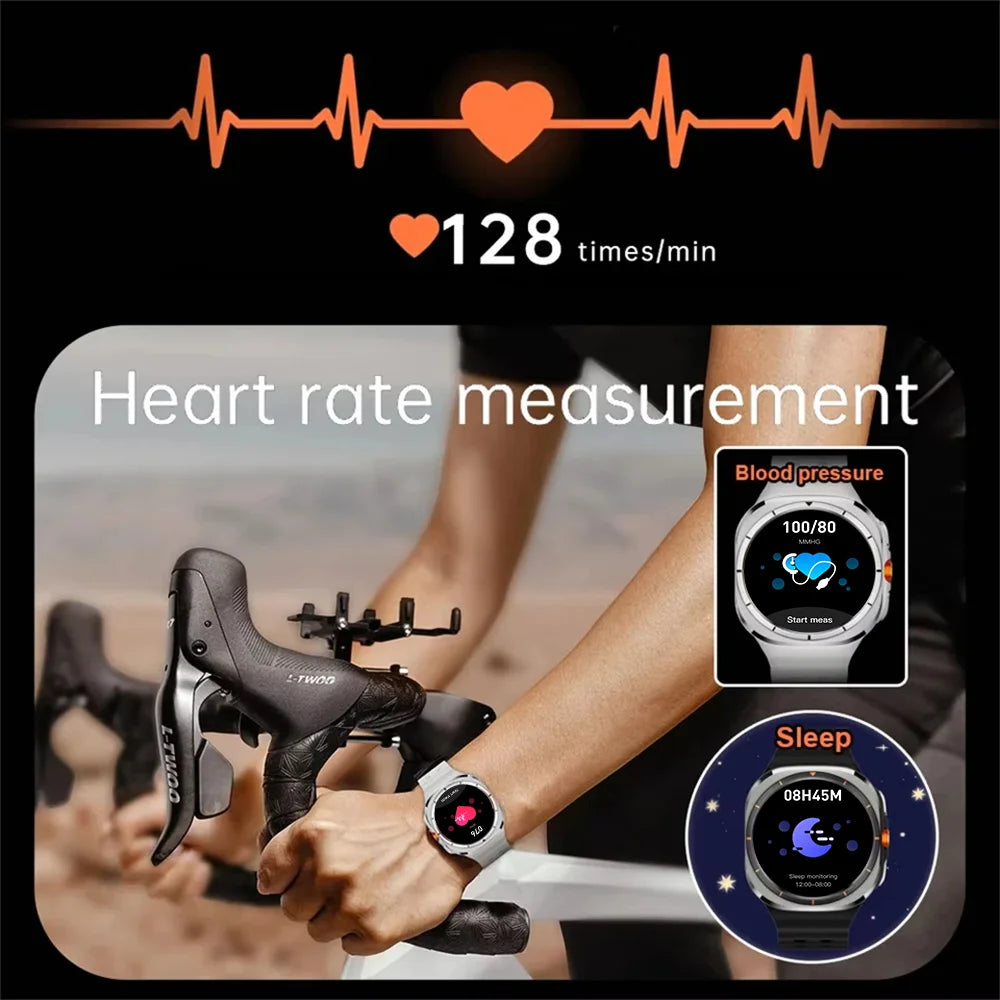 LAXASFIT Watch 7 Ultra – AMOLED Smartwatch with Bluetooth Calling