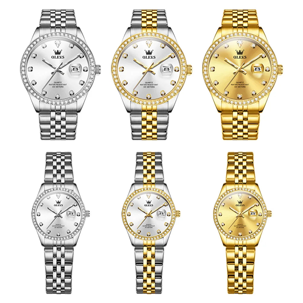 OLEVS Luxury Couple Watches