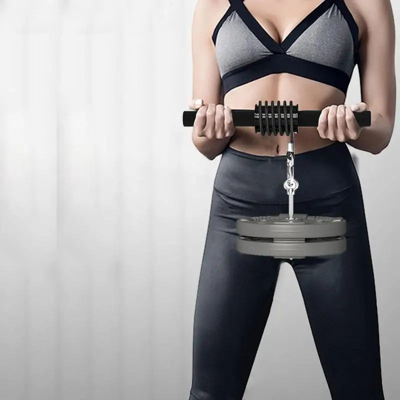 Arm Muscle Training Bar & Forearm Roller
