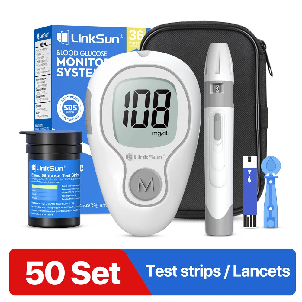 LinkSun G-425-3 Blood Glucose Meter Kit
