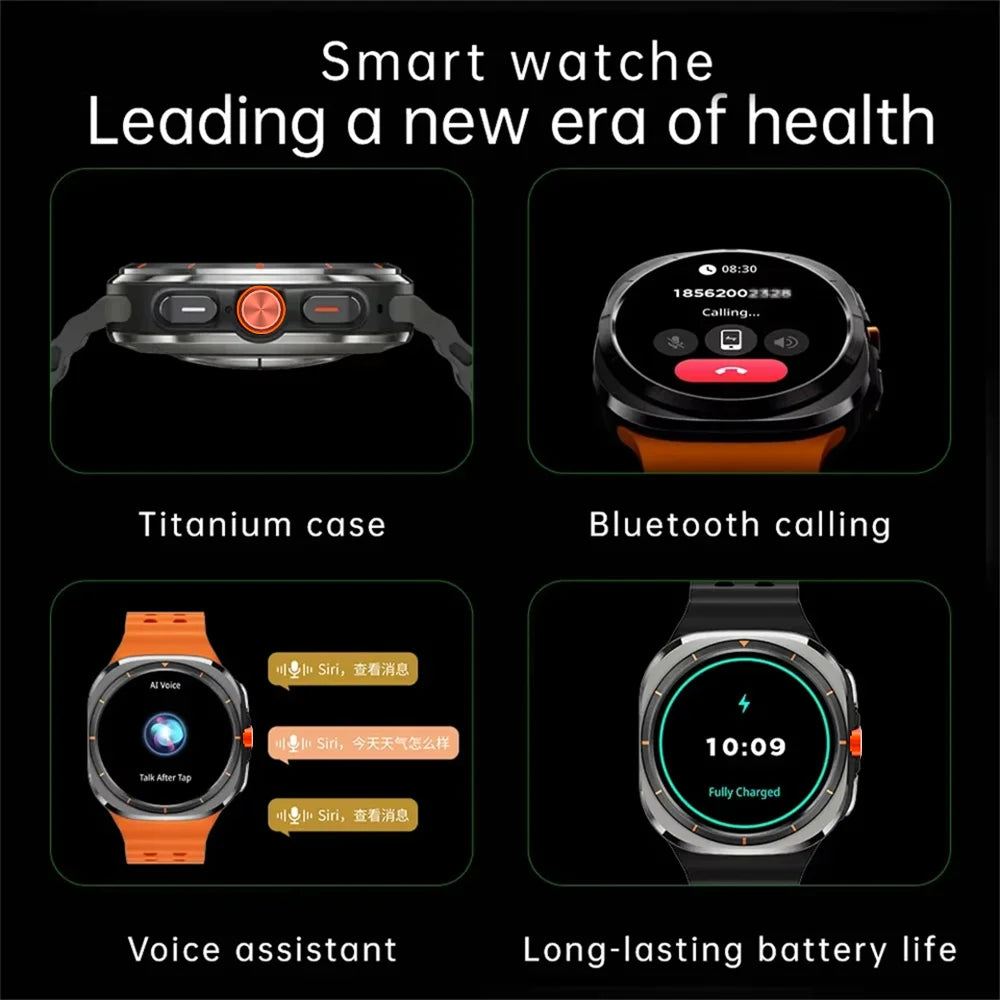 LAXASFIT Watch 7 Ultra – AMOLED Smartwatch with Bluetooth Calling