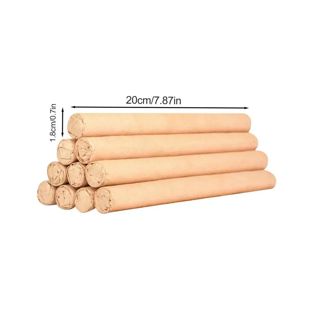 Handmade Moxibustion Sticks with Base for Odor & Fly Repellent