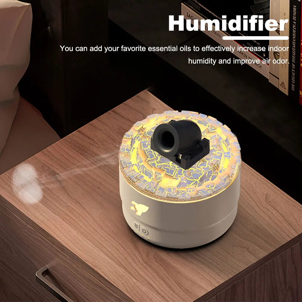 Volcanic Crack Cannon Humidifier & Essential Oil Diffuser