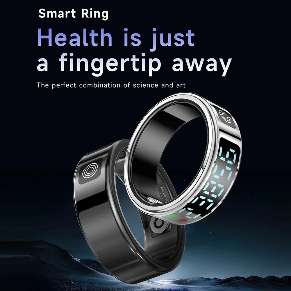 RS08 Smart Ring for Men & Women with Health Monitoring