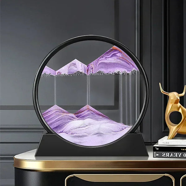 3D Moving Sand Art – Round Glass Deep Sea Sandscape