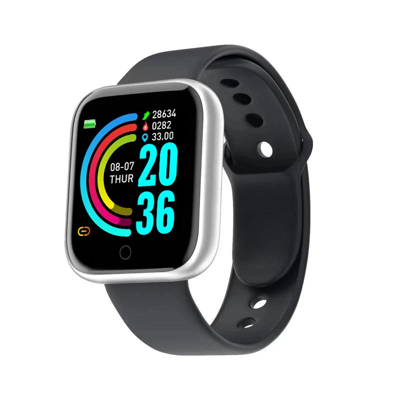 Y68/D20 Smartwatch – Fitness & Bluetooth Connected Sports Tracker