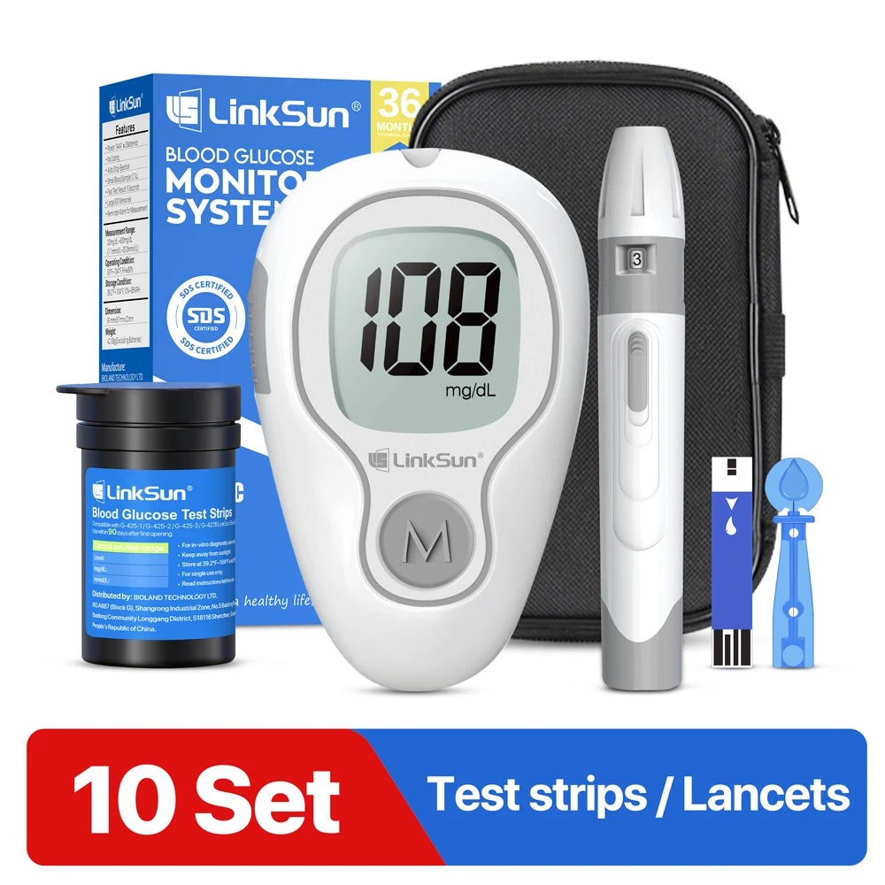 LinkSun G-425-3 Blood Glucose Meter Kit