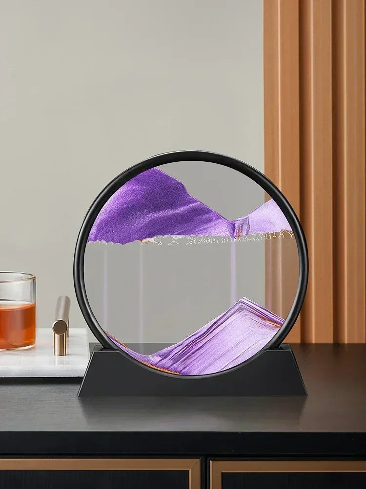 3D Moving Sand Art – Round Glass Deep Sea Sandscape