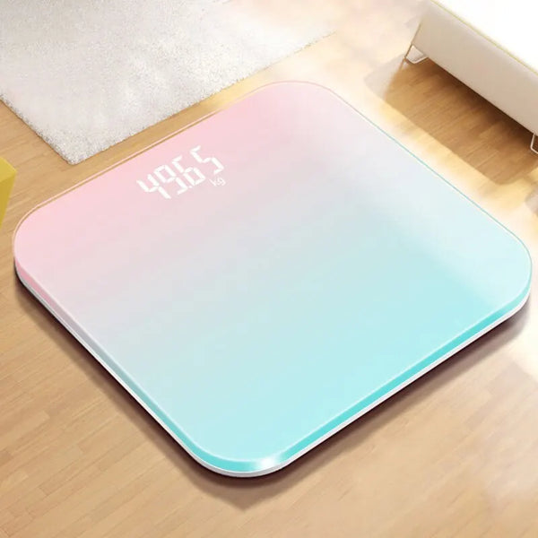 Smart LCD Glass Body Weight Scale – Gradient Color